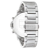  Shop Authentic Tommy Hilfiger Tyson Chronograph Grey Dial Silver Steel Strap Watch For Men - 1710604 - Luxxuri