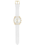  Shop Authentic Michael Kors Hadyn Chronograph White Dial White Rubber Strap Watch for Women - MK7484 - Luxxuri