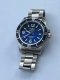  Shop Authentic Breitling Superocean Automatic 42mm Blue Dial Silver Steel Strap Watch for Men - A17366D81C1A1 - Luxxuri