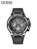  Shop Authentic Guess Matrix Multifunction Grey Dial Grey Rubber Strap Watch for Men - GW0423G3 - Luxxuri