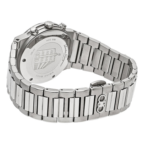  Shop Authentic Salvatore Ferragamo Sapphire Chrono Green Dial Silver Steel Strap Watch for Men - SFME00421 - Luxxuri