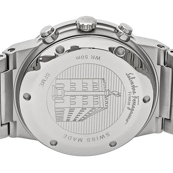  Shop Authentic Salvatore Ferragamo Sapphire Chrono Green Dial Silver Steel Strap Watch for Men - SFME00421 - Luxxuri