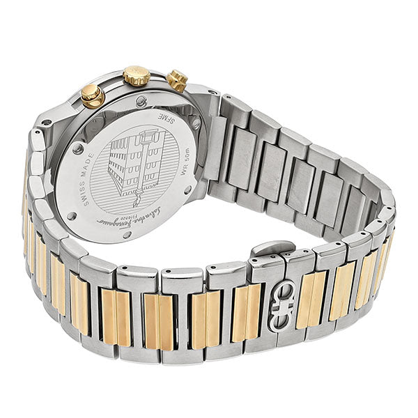  Shop Authentic Salvatore Ferragamo Sapphire Chrono Blue Dial Two Tone Steel Strap Watch for Men - SFME00521 - Luxxuri