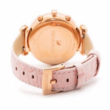  Shop Authentic Swarovski Passage Chrono Pink Dial Pink Leather Strap Watch for Women - 5580352 - Luxxuri