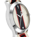  Shop Authentic Gucci G Timeless Quartz White Dial Two Tone NATO Strap Watch For Men - YA1264071 - Luxxuri