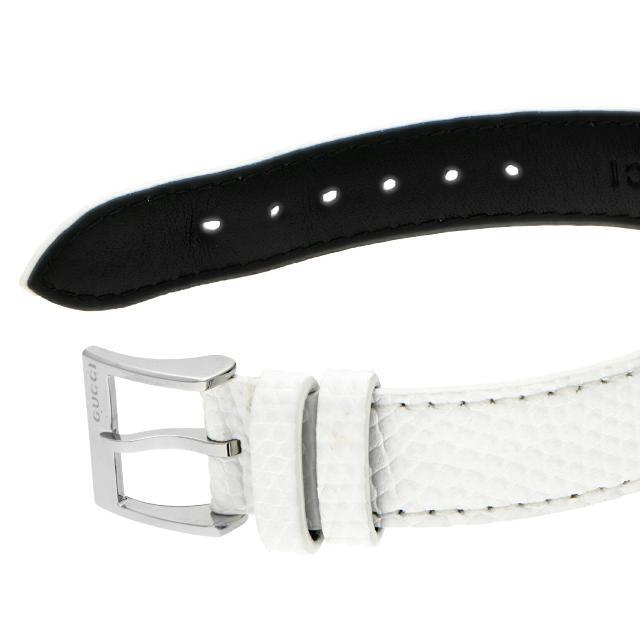  Shop Authentic Gucci G-Timeless Mother of Pearl White Dial White Leather Strap Watch For Women - YA126597 - Luxxuri