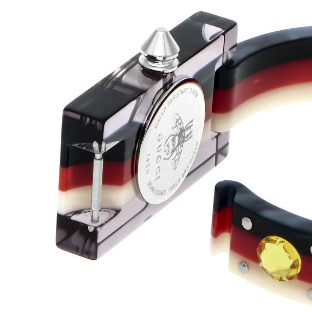  Shop Authentic Gucci Web Pink Mother of Pearl Dial Watch For Women - YA143524 - Luxxuri