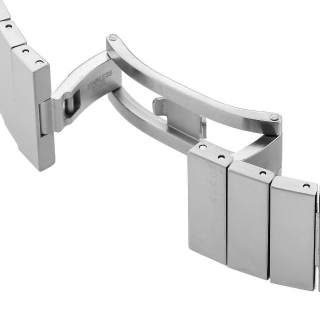  Shop Authentic Gucci Grip Collection Quartz Silver Dial Silver Steel Strap Watch For Men - YA157302 - Luxxuri