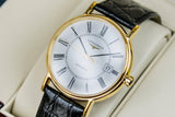  Shop Authentic Longines Presence 25.5mm Automatic White Dial Black Leather Strap Watch for Women - L4.921.2.11.2 - Luxxuri
