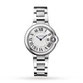  Shop Authentic Cartier Ballen Bleu De Cartier Silver Dial Silver Steel Strap Watch for Women - W6920084 - Luxxuri