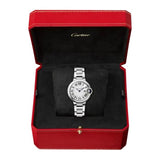  Shop Authentic Cartier Ballen Bleu De Cartier Silver Dial Silver Steel Strap Watch for Women - W6920084 - Luxxuri