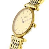  Shop Authentic Longines La Grande Classique Quartz Gold Dial Two Tone Mesh Bracelet Watch for Women - L4.209.2.32.7 - Luxxuri