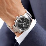  Shop Authentic Gucci G Chrono Black Dial Silver Steel Strap Watch For Men - YA101204 - Luxxuri