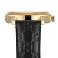  Shop Authentic Gucci G Timeless Quartz Black Dial Black Leather Strap Watch For Women - YA1264034A - Luxxuri