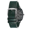  Shop Authentic Gucci Grip Silver Dial Green Leather Strap Unisex Watch - YA157412 - Luxxuri