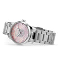  Shop Authentic Gucci G Timeless Quartz Mother of Pearl Pink Dial Silver Steel Strap Watch For Women - YA1265013 - Luxxuri