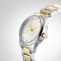  Shop Authentic Gucci G Timeless Quartz Diamonds Silver Dial Two Tone Steel Strap Watch For Women - YA1265016 - Luxxuri