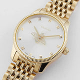  Shop Authentic Gucci G Timeless Quartz Mother of Pearl Dial Gold Steel Strap Watch For Women - YA1265021 - Luxxuri