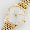  Shop Authentic Gucci G Timeless Quartz Silver Dial Gold Steel Strap Watch For Women - YA1264155 - Luxxuri