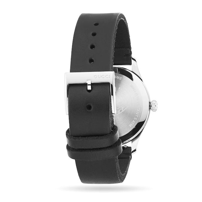  Shop Authentic Gucci G Timeless Quartz Green & Red Dial Black Leather Strap Watch For Men - YA1264149 - Luxxuri