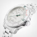  Shop Authentic Gucci Dive Quartz White Dial Silver Steel Strap Watch For Men - YA136336 - Luxxuri