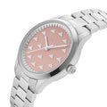  Shop Authentic Gucci G Timeless Quartz Pink Dial Silver Steel Strap Watch for Women - YA1265033 - Luxxuri