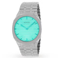  Shop Authentic Gucci 25H Quartz Turquoise Dial Silver Steel Strap Watch For Women - YA163409 - Luxxuri