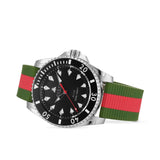 Shop Authentic Gucci Dive Automatic Black Dial Two Tone Rubber Strap Watch for Men - YA136349 - Luxxuri