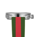  Shop Authentic Gucci Dive Automatic Black Dial Two Tone Rubber Strap Watch for Men - YA136349 - Luxxuri