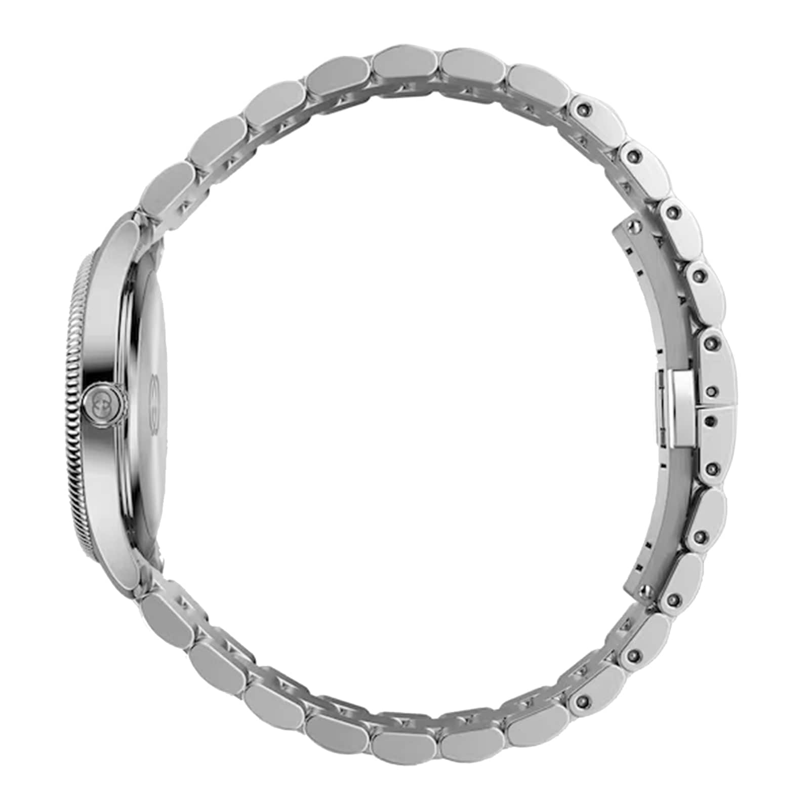  Shop Authentic Gucci G Timeless Diamonds Mother of Pearl Pink Dial Silver Steel Strap Watch for Women - YA1265062 - Luxxuri