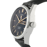  Shop Authentic Tag Heuer Carrera Calibre 5 Automatic Black Dial Black Leather Strap Watch for Men - WAR201C.FC6266 - Luxxuri