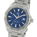  Shop Authentic Tag Heuer Aquaracer Quartz Blue Dial Silver Steel Strap Watch for Men - WAY1112.BA0928 - Luxxuri