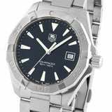  Shop Authentic Tag Heuer Aquaracer Quartz Black Dial Silver Steel Strap Watch for Men - WAY1110.BA0928 - Luxxuri