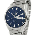  Shop Authentic Tag Heuer Carrera Automatic Blue Dial Silver Steel Strap Watch for Men - WAR201E.BA0723 - Luxxuri