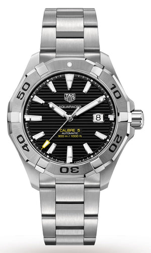  Shop Authentic Tag Heuer Aquaracer Black Dial Watch for Men - WAY2010.BA0927 - Luxxuri