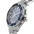  Shop Authentic Tag Heuer Aquaracer Blue Dial SIlver Steel Strap Watch for Men - CAY111B.BA0927 - Luxxuri