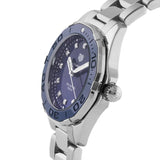  Shop Authentic Tag Heuer Aquaracer Diamonds Blue Dial Silver Steel Strap Watch for Women - WAY131L.BA0748 - Luxxuri