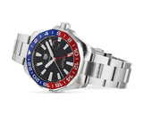  Shop Authentic Tag Heuer Aquaracer GMT Caliber 7 Pepsi Black Dial Silver Steel Strap Watch for Men - WAY201F.BA0927 - Luxxuri