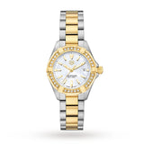  Shop Authentic Tag Heuer Aquaracer Diamonds Mother of Pearl Dial Two Tone Steel Strap Watch for Women - WBD1421.BB0321 - Luxxuri