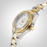  Shop Authentic Tag Heuer Aquaracer Quartz Diamonds Mother of Pearl Dial Two Tone Steel Strap Watch for Women - WBD1423.BB0321 - Luxxuri