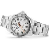  Shop Authentic Tag Heuer Aquaracer Automatic White Dial Silver Steel Strap Watch for Men - WBD2111.BA0928 - Luxxuri