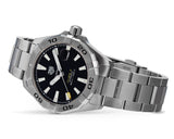  Shop Authentic Tag Heuer Aquaracer Automatic Caliber 5 Black Dial Silver Steel Strap Watch for Men - WBD2110.BA0928 - Luxxuri