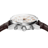  Shop Authentic Tag Heuer Carrera Chronograph White Dial Brown Leather Strap Watch for Men - CBN2013.FC6483 - Luxxuri