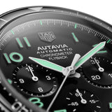  Shop Authentic Tag Heuer Autavia Chronometer Flyback Chronograph Black Dial Black Leather Strap Watch for Men - CBE511C.FC8280 - Luxxuri