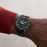  Shop Authentic Tag Heuer Autavia Chronometer Flyback Chronograph Black Dial Black Leather Strap Watch for Men - CBE511C.FC8280 - Luxxuri