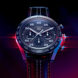  Shop Authentic Tag Heuer Carrera Porsche Chronograph Special Edition Black Dial Black Leather Strap Watch for Men - CBN2A1F.FC6492 - Luxxuri