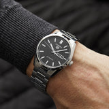  Shop Authentic Tag Heuer Carrera Day Date Automatic Black Dial Silver Steel Strap Watch for Men - WBN2010.BA0640 - Luxxuri