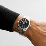 Shop Authentic Tag Heuer Carrera Black Dial Silver Steel Strap Watch for Men - WBN2113.BA0639 - Luxxuri