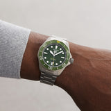  Shop Authentic Tag Heuer Aquaracer Professional 300 Automatic Green Dial Silver Steel Strap Watch for Men - WBP208B.BF0631 - Luxxuri