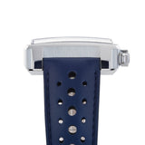 Shop Authentic Tag Heuer Monaco Gulf Automatic Chronograph Blue Dial Blue Leather Strap Watch for Men - CBL2115.FC6494 - Luxxuri